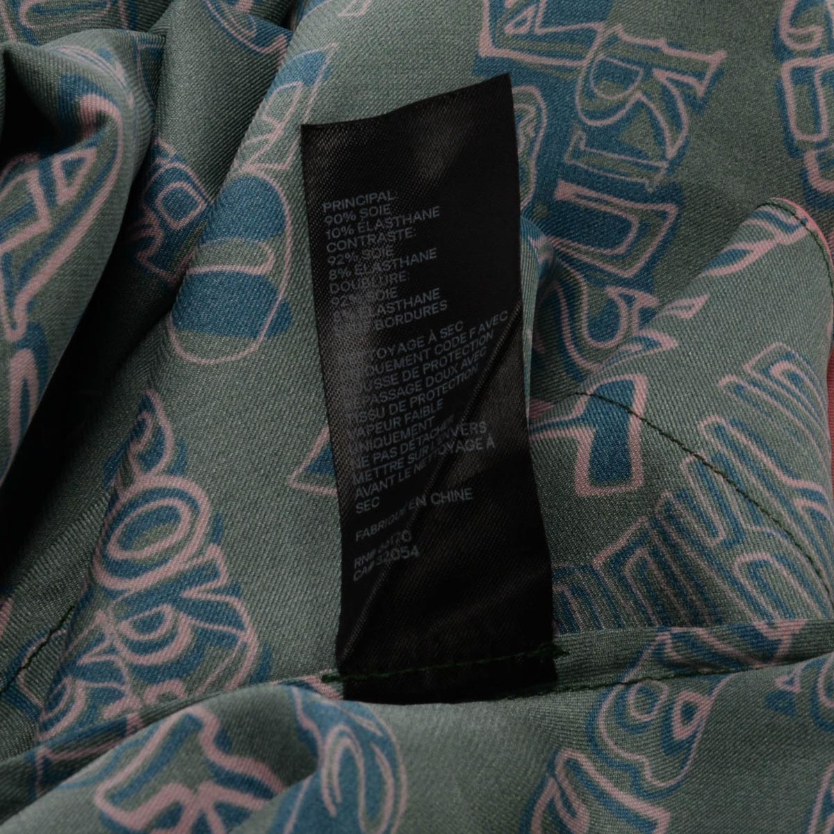 Zimmermann Green & Pink Stretch Silk Zodiac Day Midi Dress 0