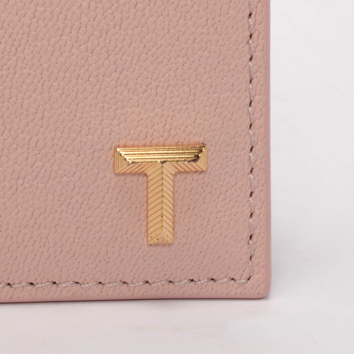 Tiffany & Co Pink Goatskin T Card Holder