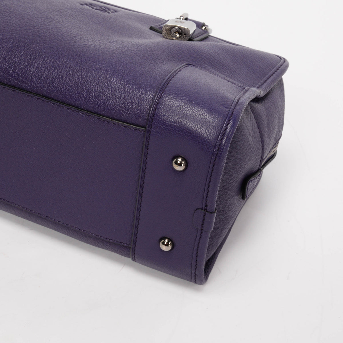 Loewe Purple Calfskin Amazona 28 Bag