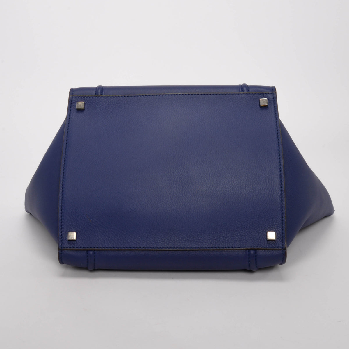 Celine Indigo Smooth Calf Medium Phantom Luggage Tote