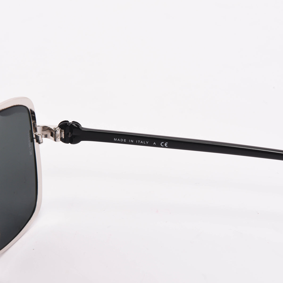 Chanel Black Camellia Detail Sunglasses