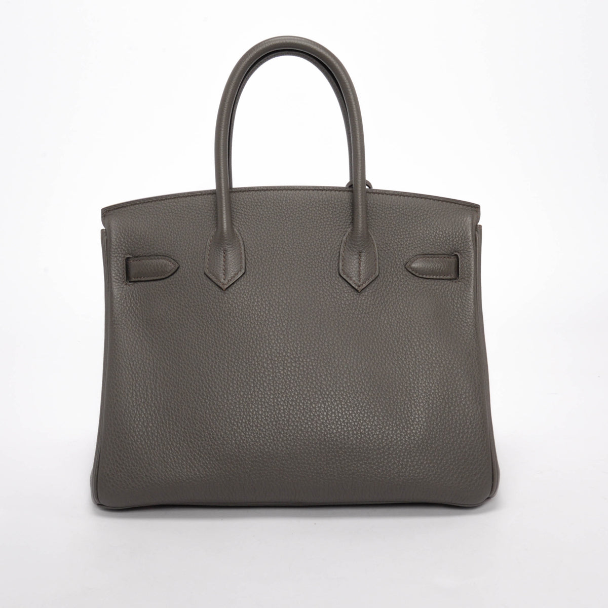 Hermes Gris Etain Togo Birkin 30 RGHW