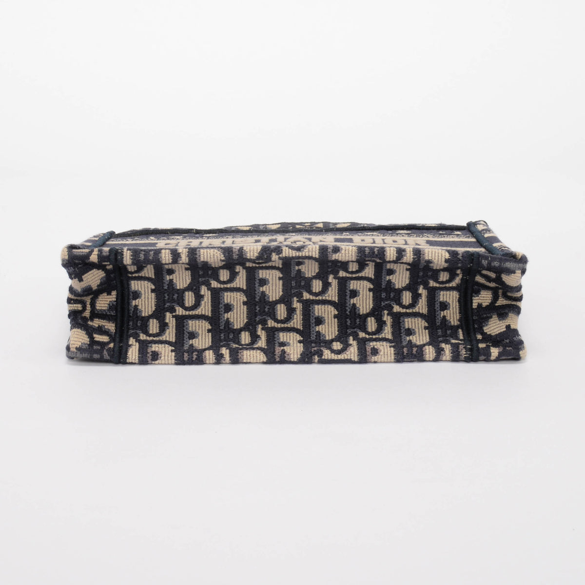 Dior Navy Oblique Jacquard Mini Book Tote