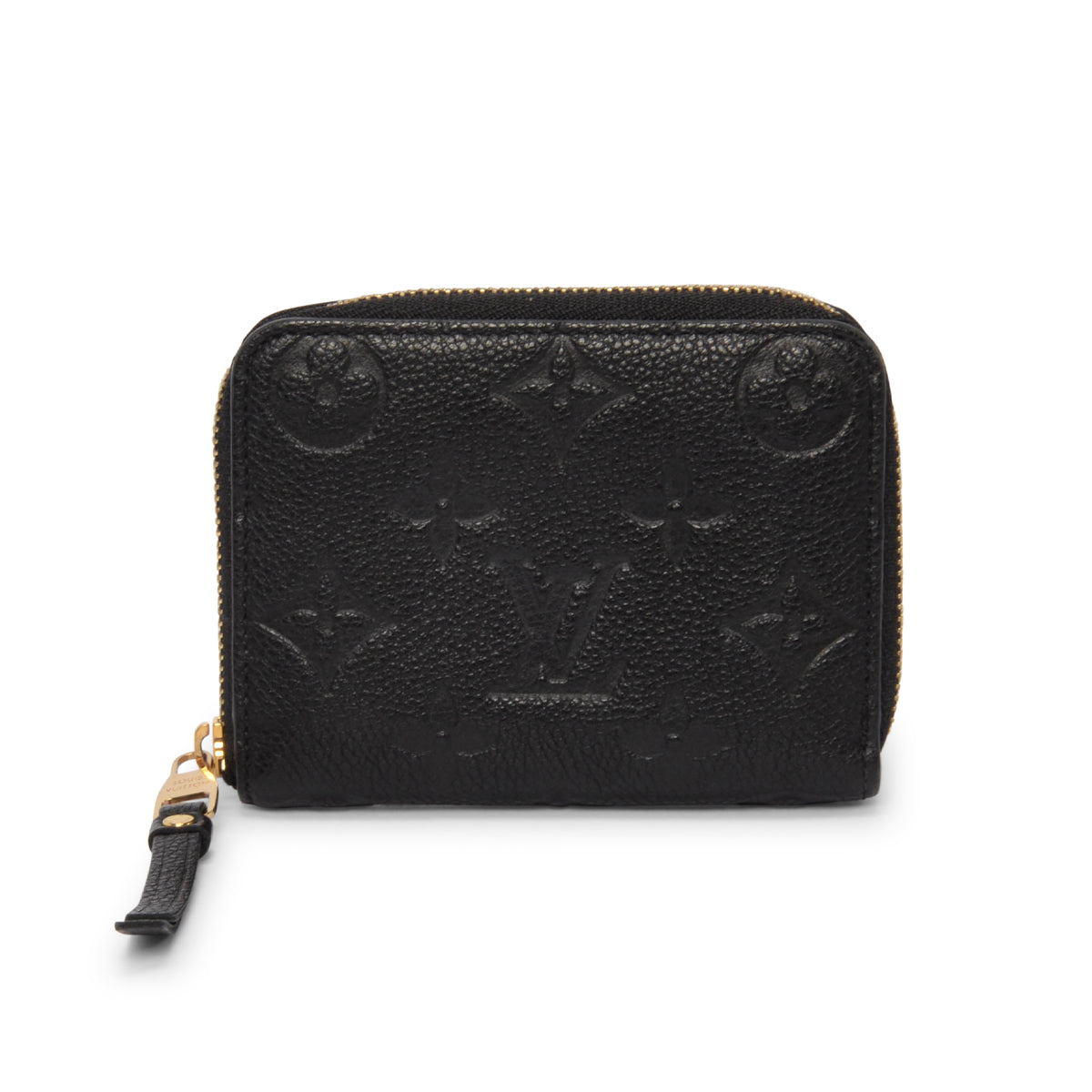 Louis Vuitton Black Monogram Empreinte Zippy Coin Purse