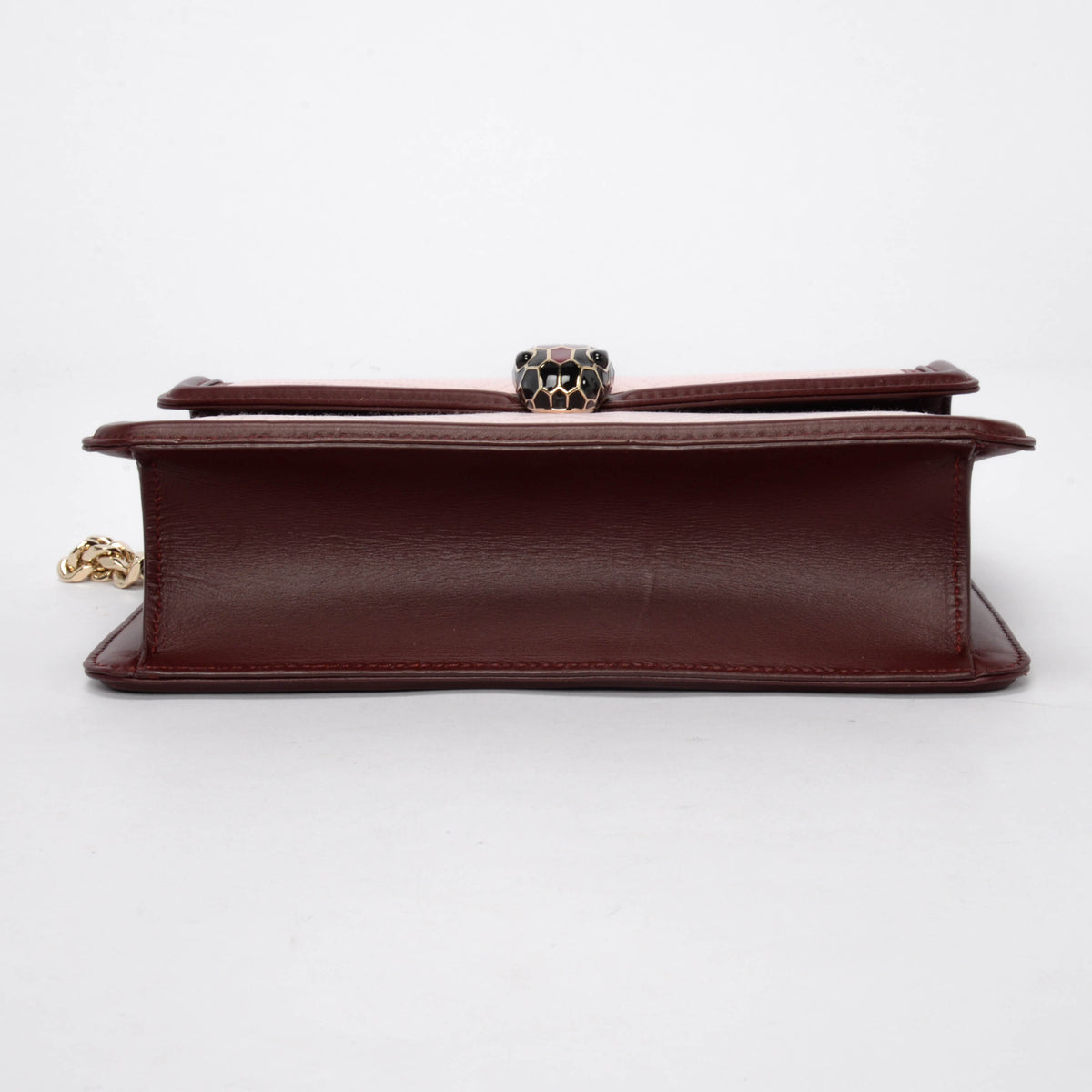 Bulgari Tri-Colour Nappa Diamond Blast Serpenti Forever Shoulder Bag