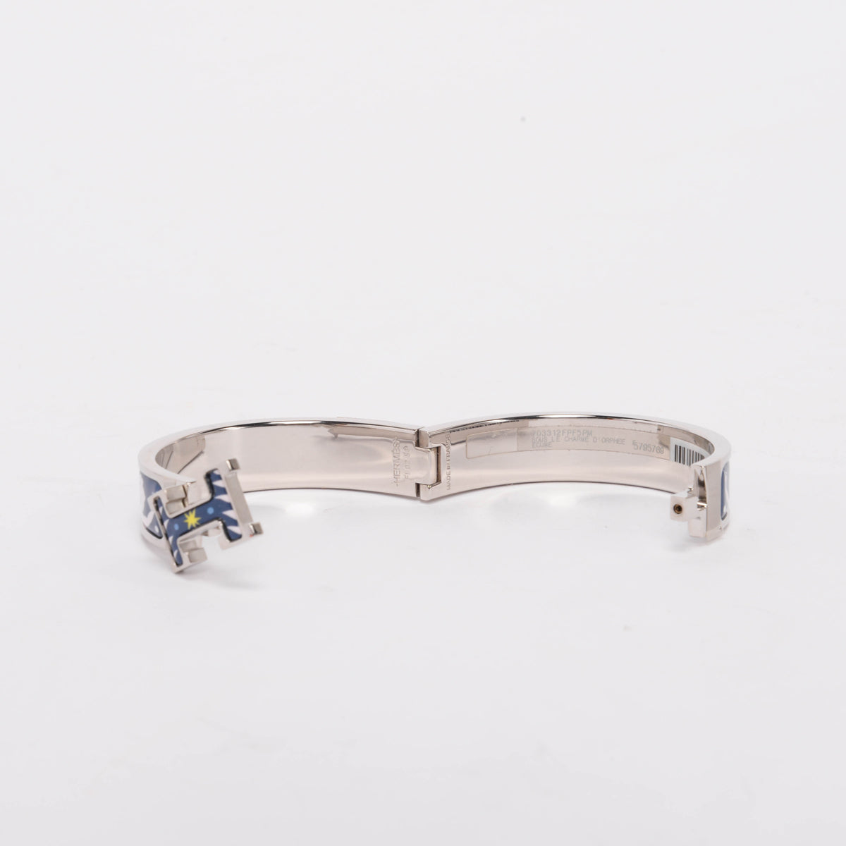 Hermes Blue Sous Le Charme D'Orphee Clic H Bracelet