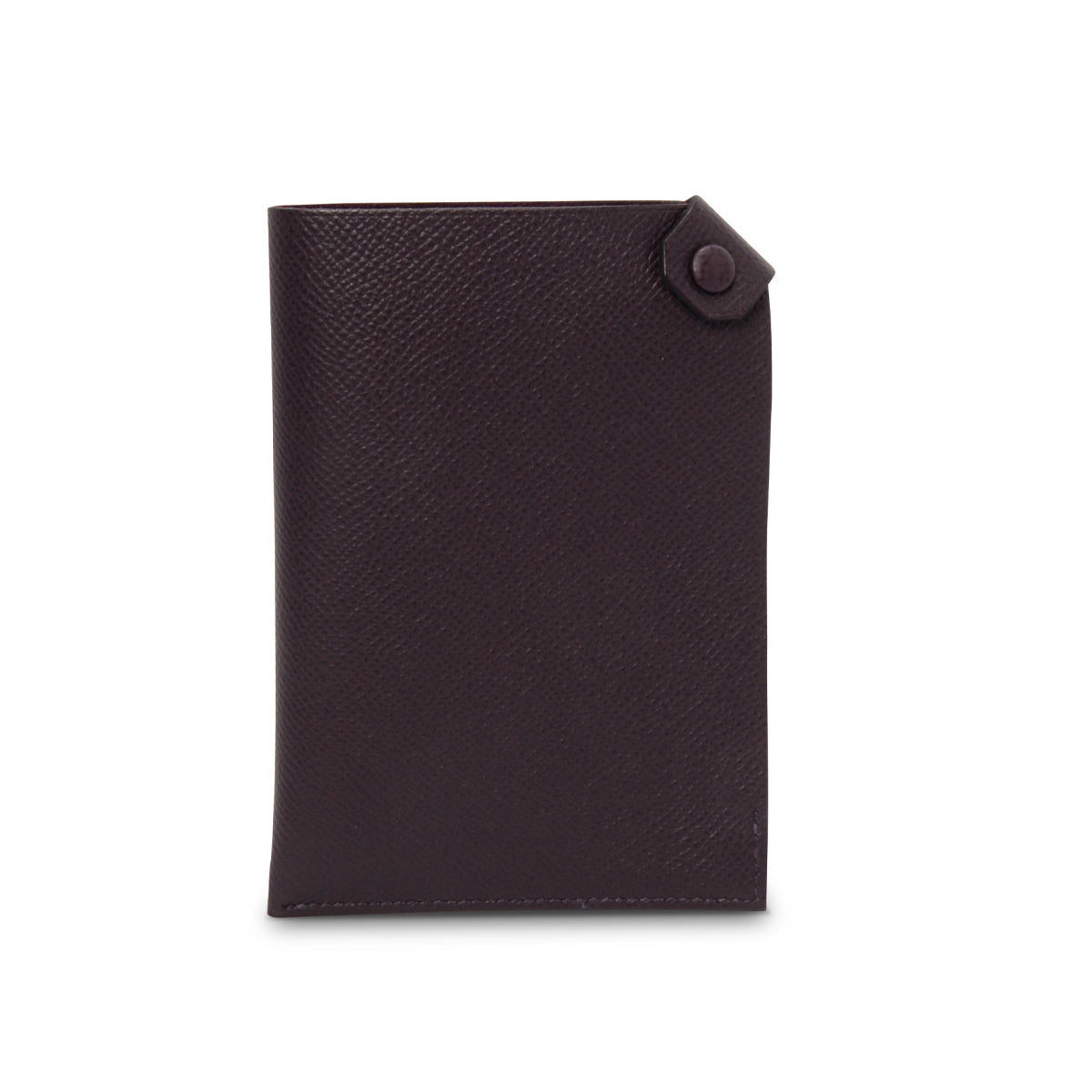Hermes Raisin Epsom Tarmac Passport Holder