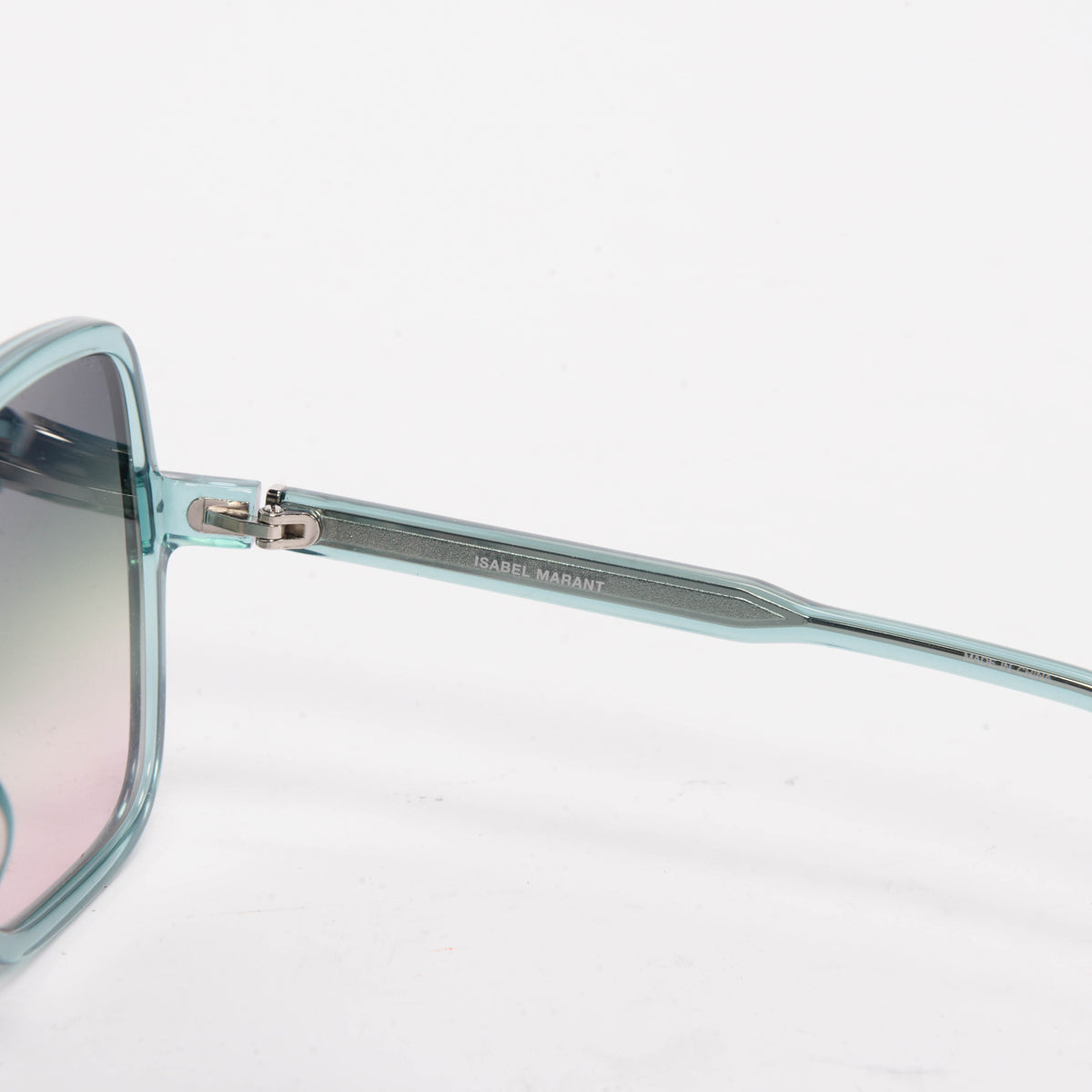 Isabel Marant Green Square Frame Sunglasses