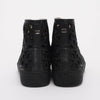 Chanel Black Camellia Cut-Out Sneakers 37 - Blue Spinach