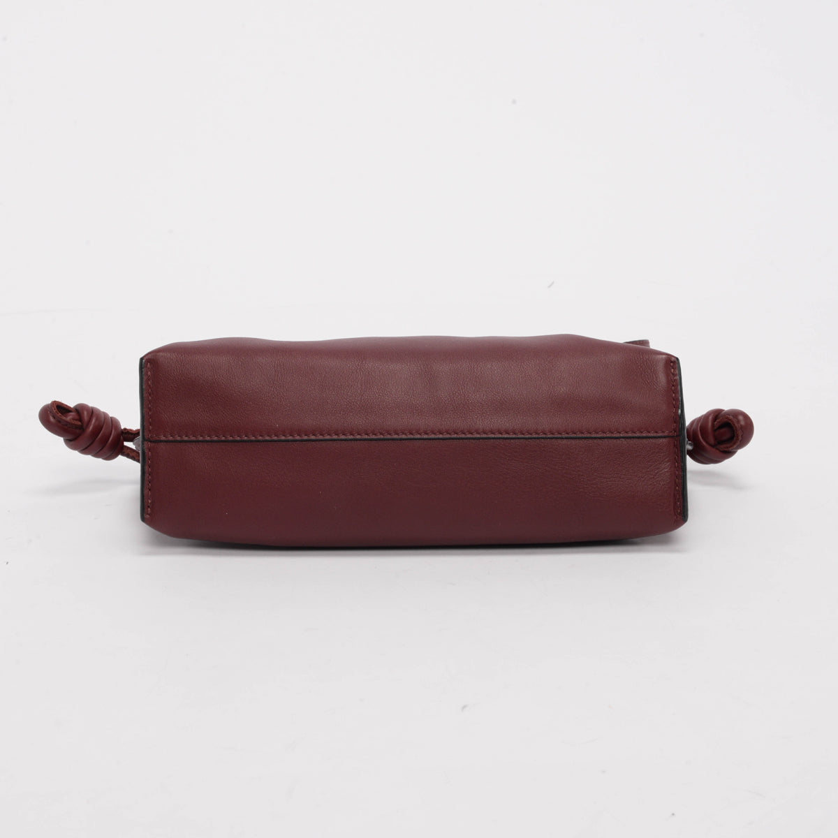 Loewe Burgundy Calfskin Flamenco Mini Bag