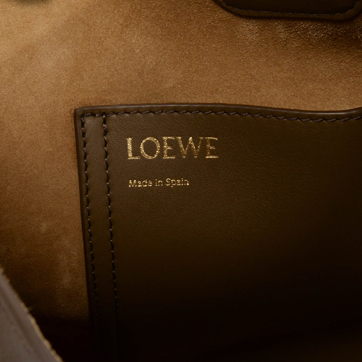 Loewe Tundra Calfskin Medium Pebble Bucket Bag