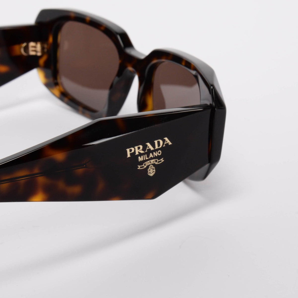 Prada Tortoise Acetate Scultoreo Sunglasses