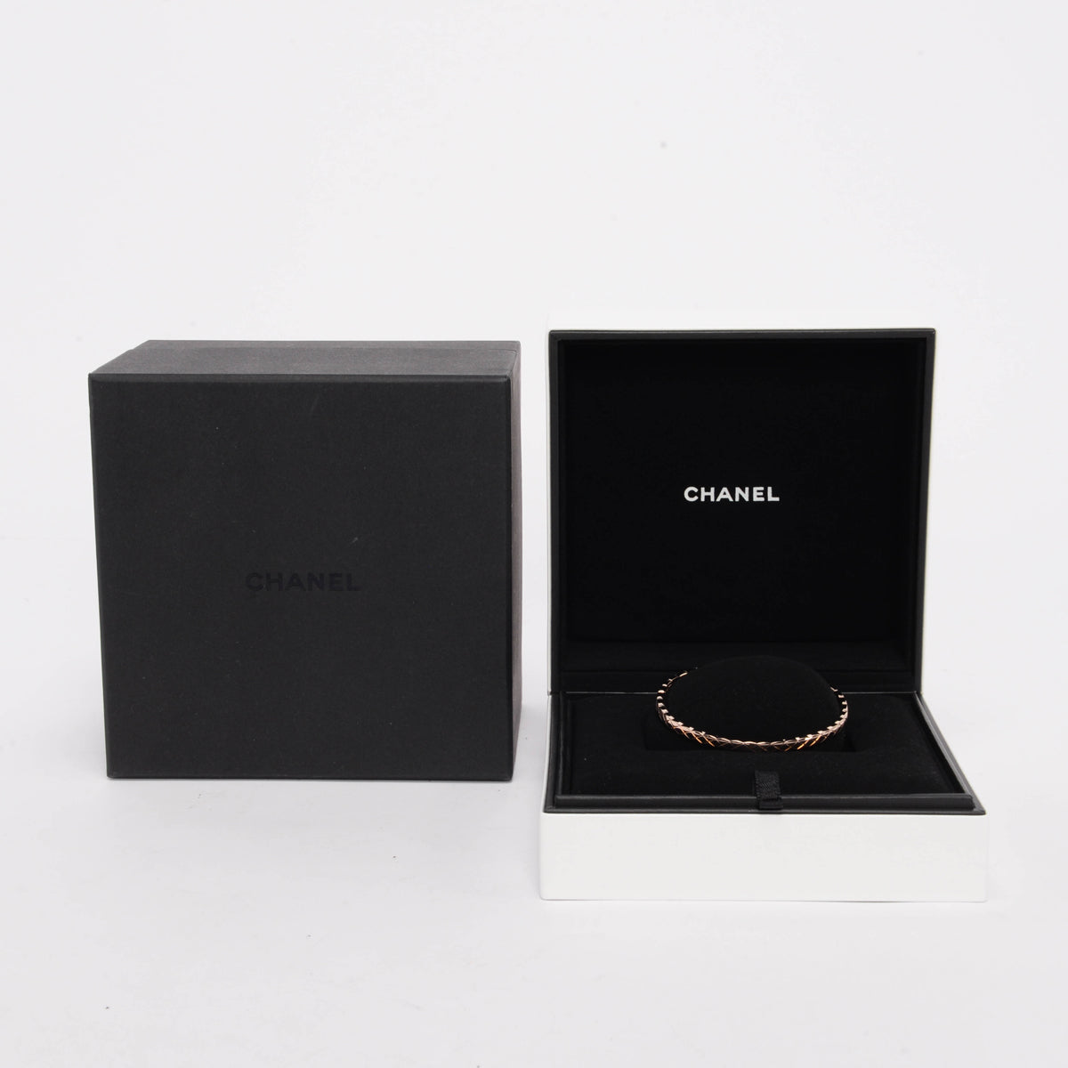 Chanel 18k Rose Gold Coco Crush Mini Bracelet