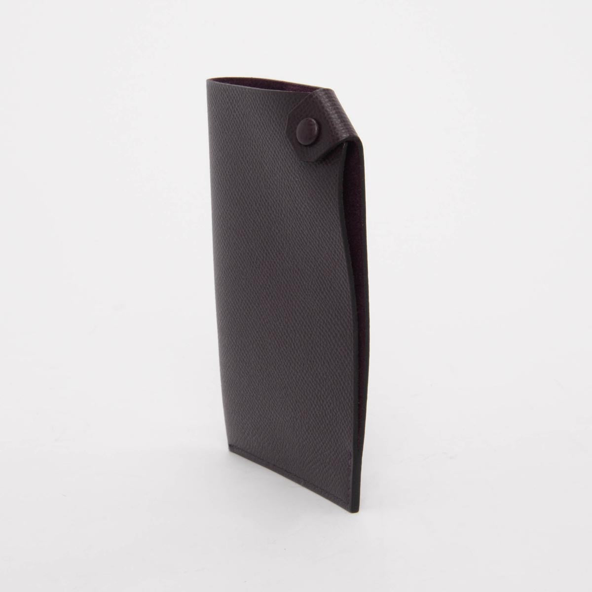 Hermes Raisin Epsom Tarmac Passport Holder