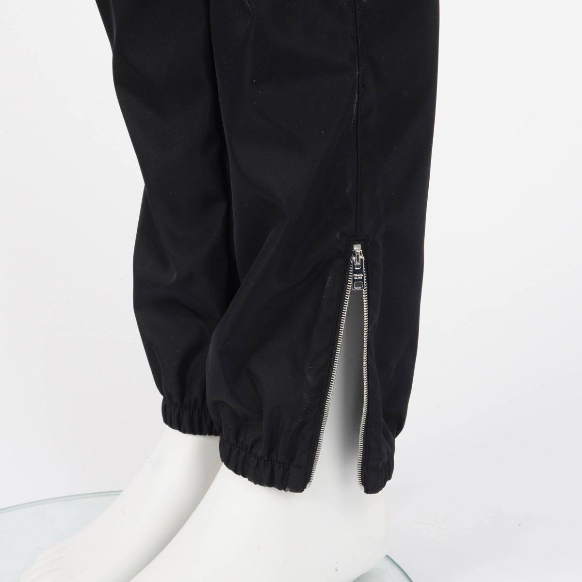 Prada Black Re-Nylon Trousers IT 48