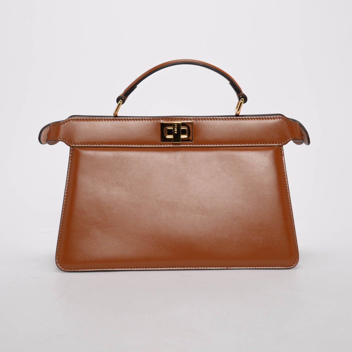 Fendi Brandy Shiny Nappa Peekaboo ISeeU East-West Bag