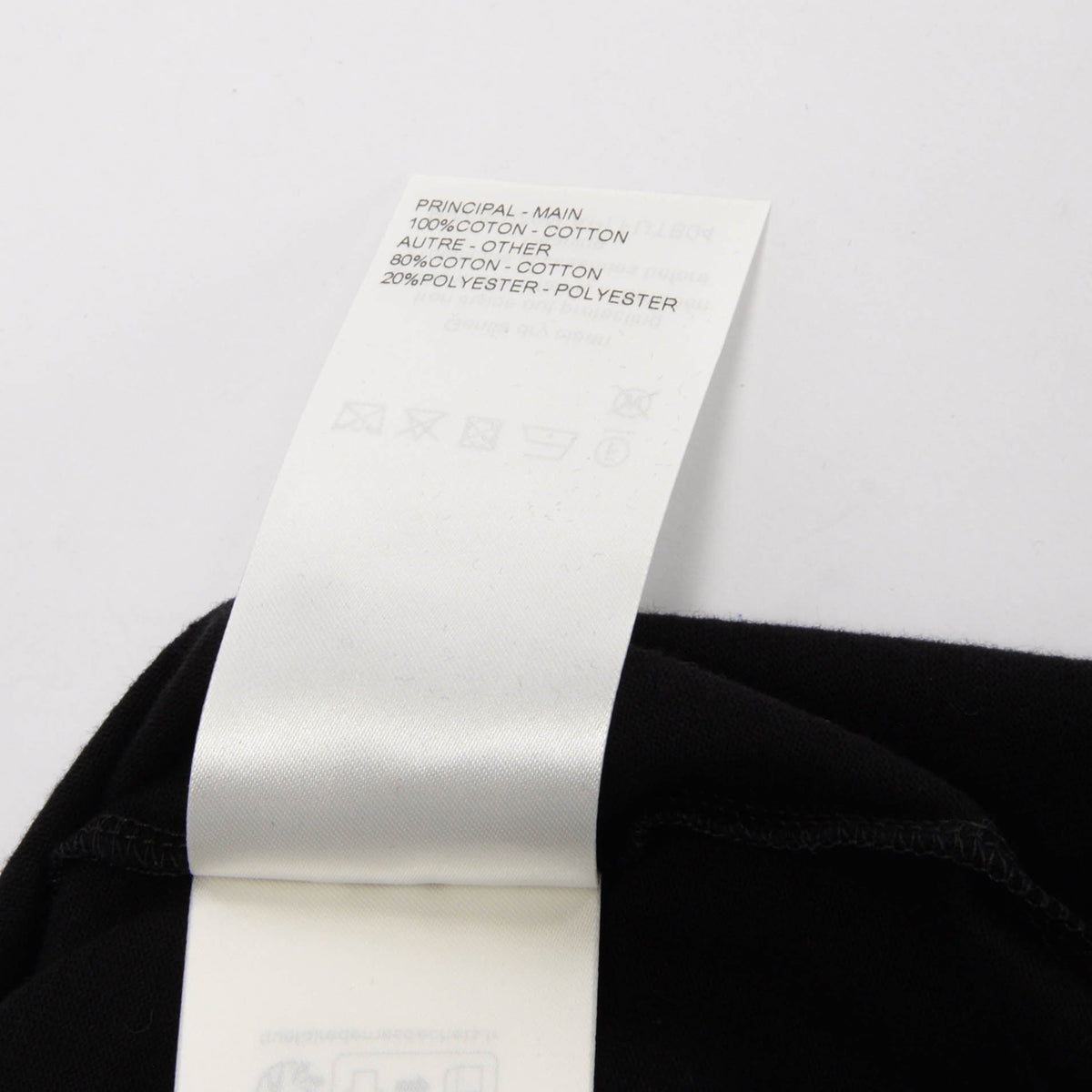 Louis Vuitton Black Cotton Monoram Denim Pocket Tee XXS