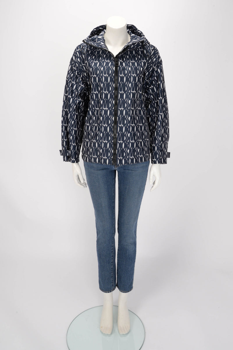 Dior Navy Technical Taffeta Miss Dior Allover Jacket XS