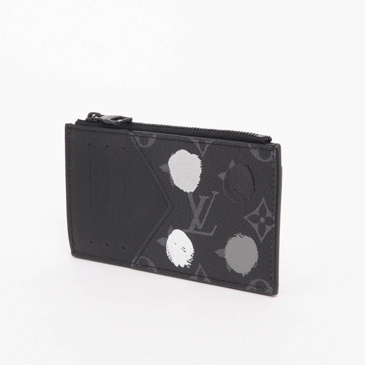 Louis Vuitton x Yayoi Kusama Black Monogram Coin & Card Holder