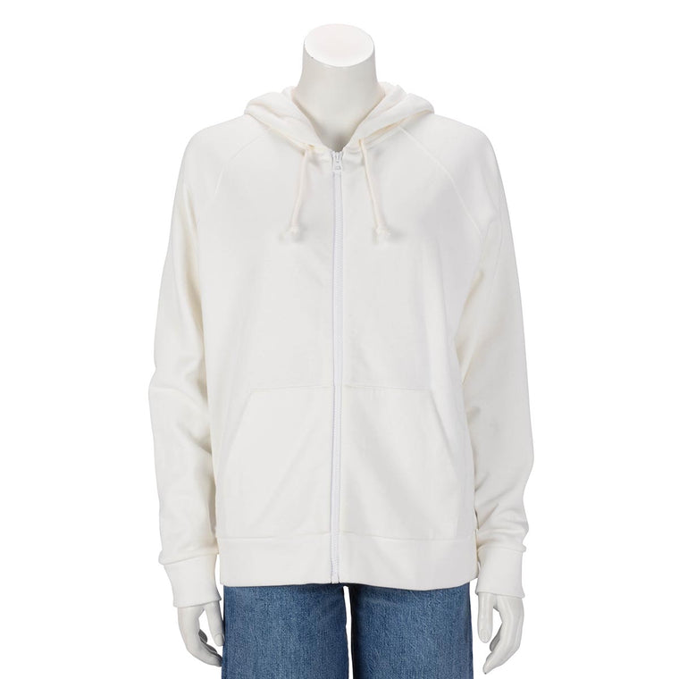 Dior White Embroidered Hooded Zip Jacket M