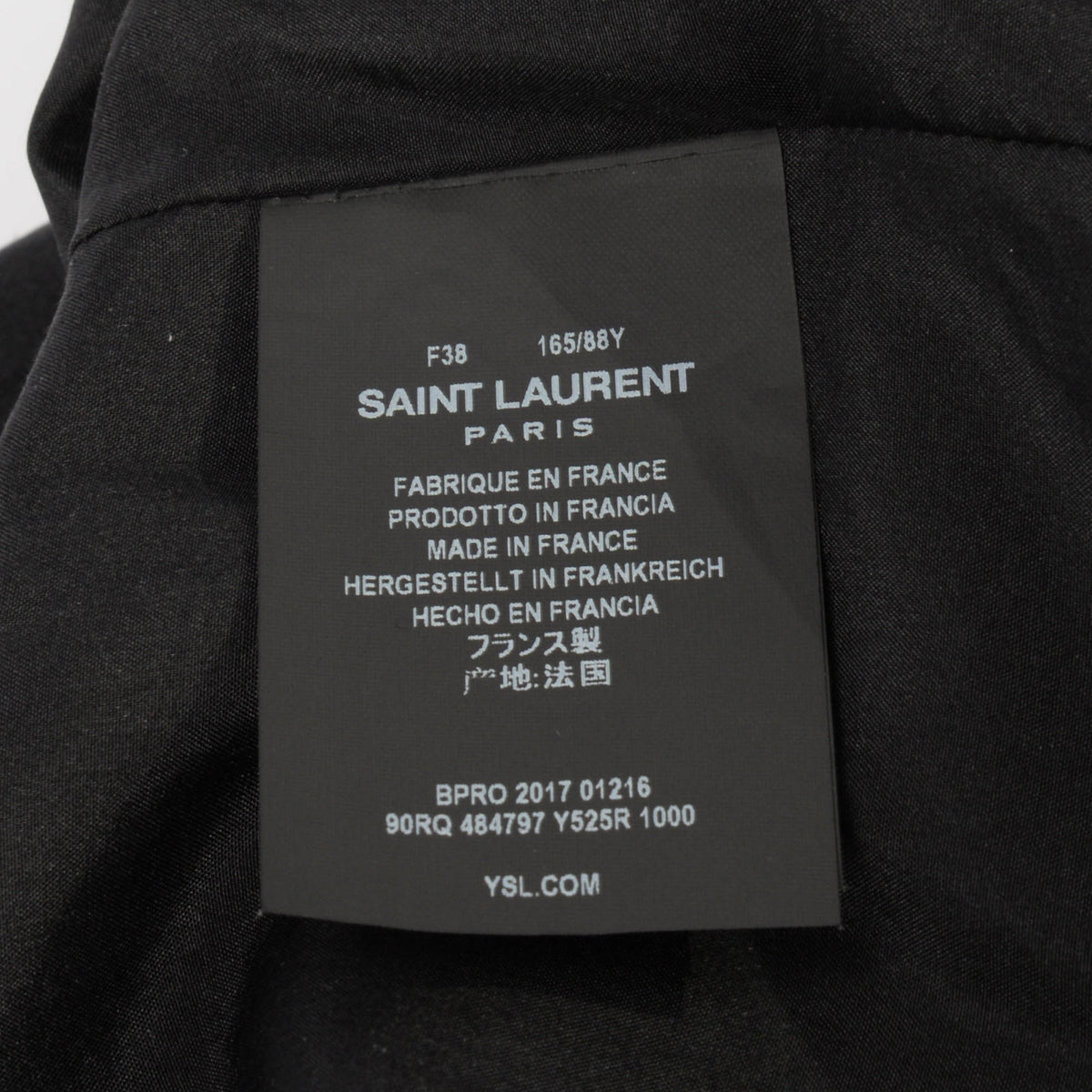 Saint Laurent Black Velvet Short Sleeve Mini Dress FR 38