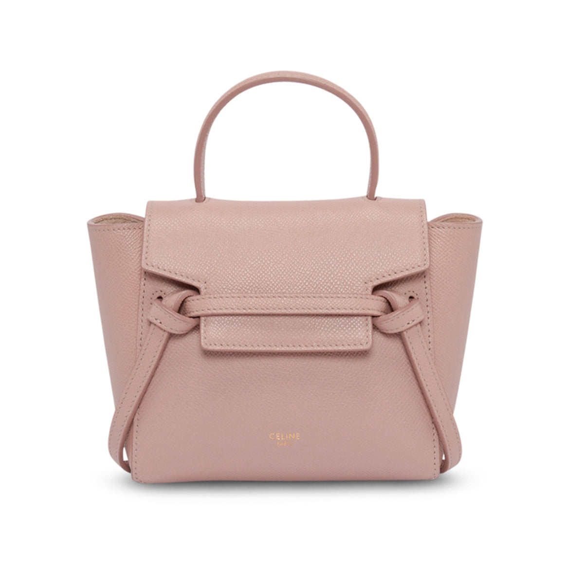 Celine Vintage Pink Grained Calfskin Pico Belt Bag