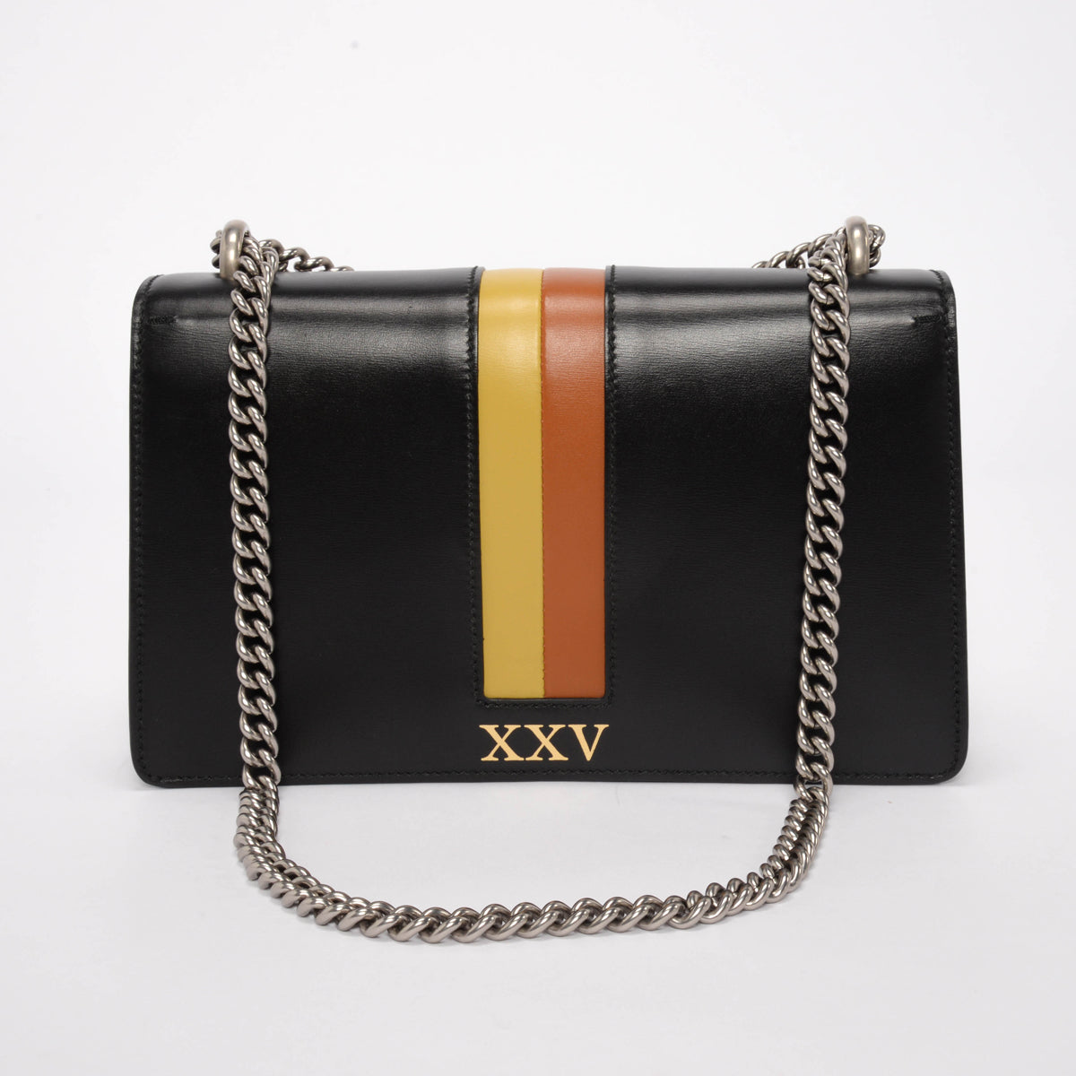 Gucci Black Calfskin Star Tassel Print Small Dionysus Bag
