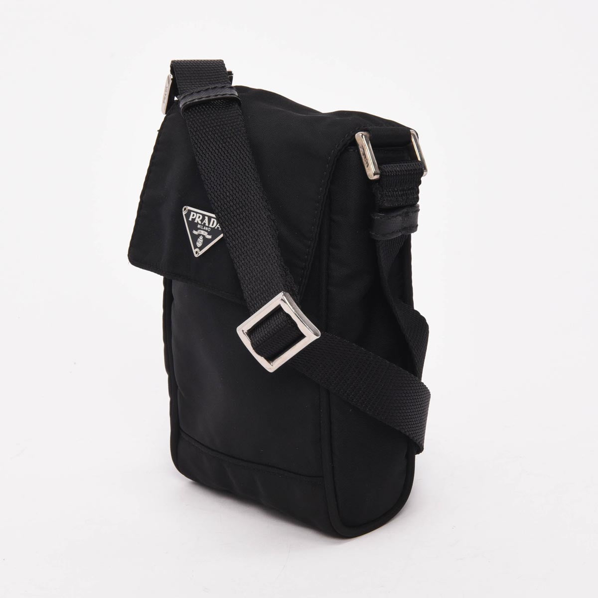Prada Black Nylon Cross Body Mini Bag