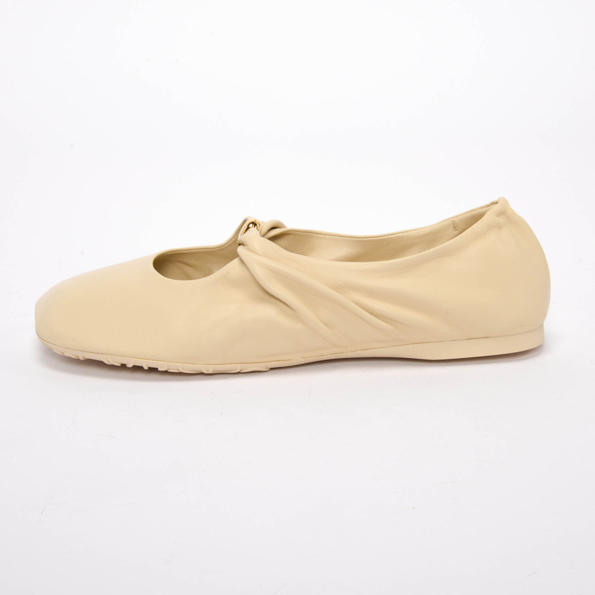 Loewe Dough Nappa Pebble Soft Ballerina Flats 41