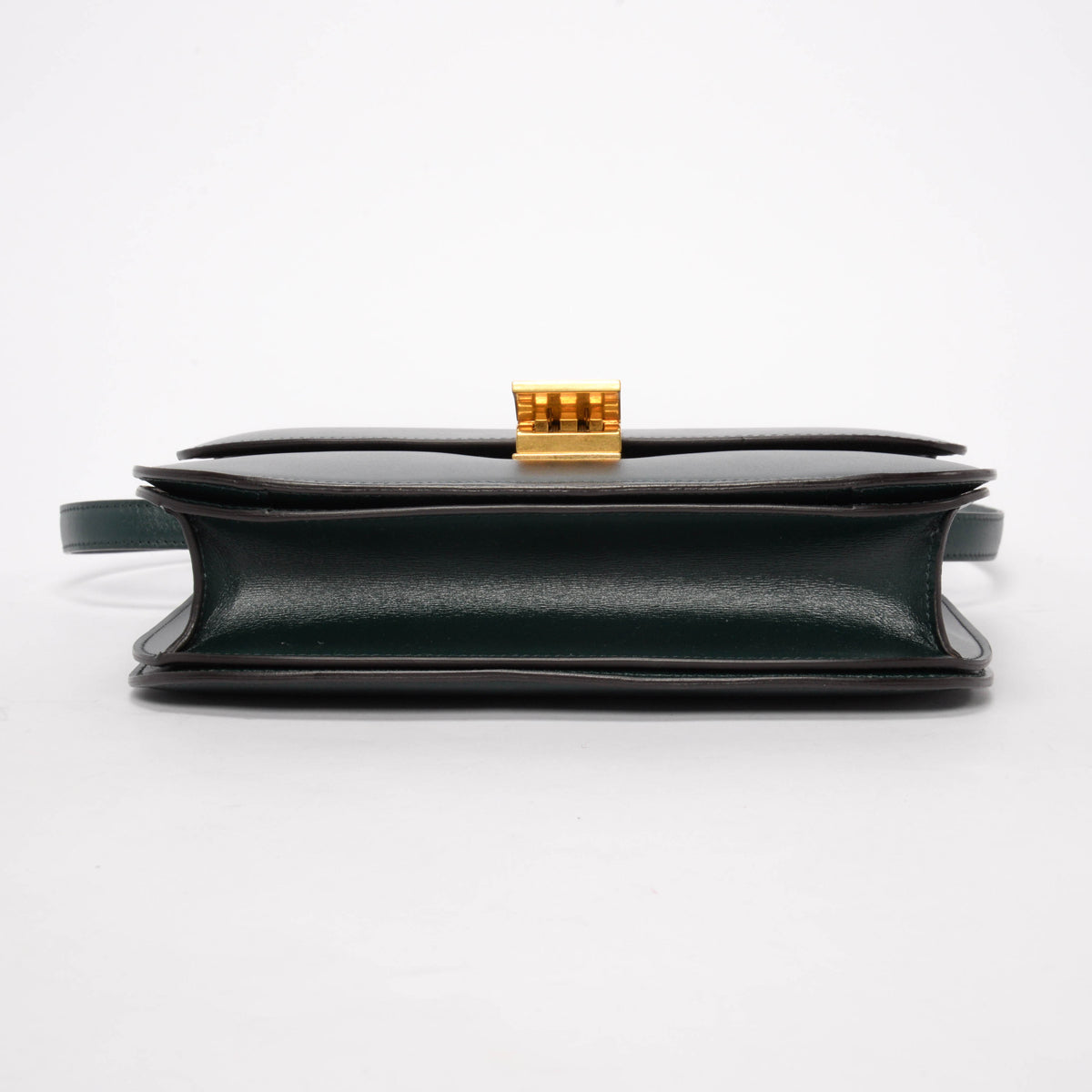 Celine Forest Green Box Calf Classic Box Bag