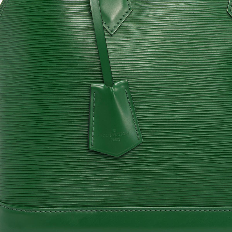 Louis Vuitton Green Epi Leather Alma PM - Blue Spinach