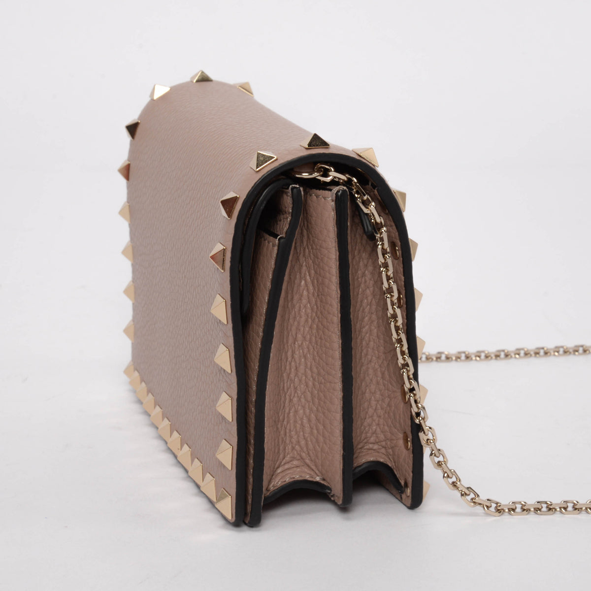 Valentino Poudre Grained Calfskin Rockstud Mini Bag