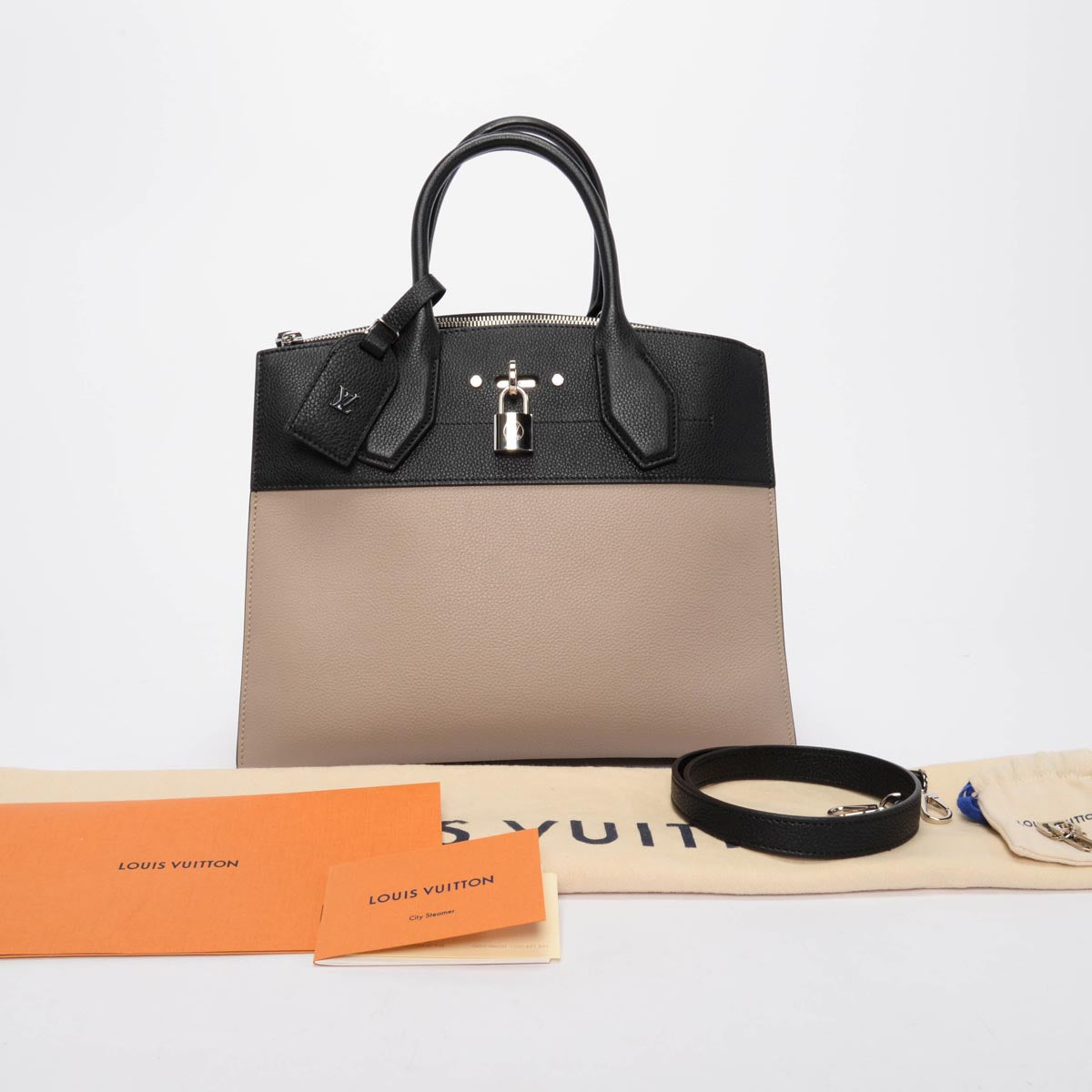 Louis Vuitton Bi-Colour Taurillon City Steamer MM