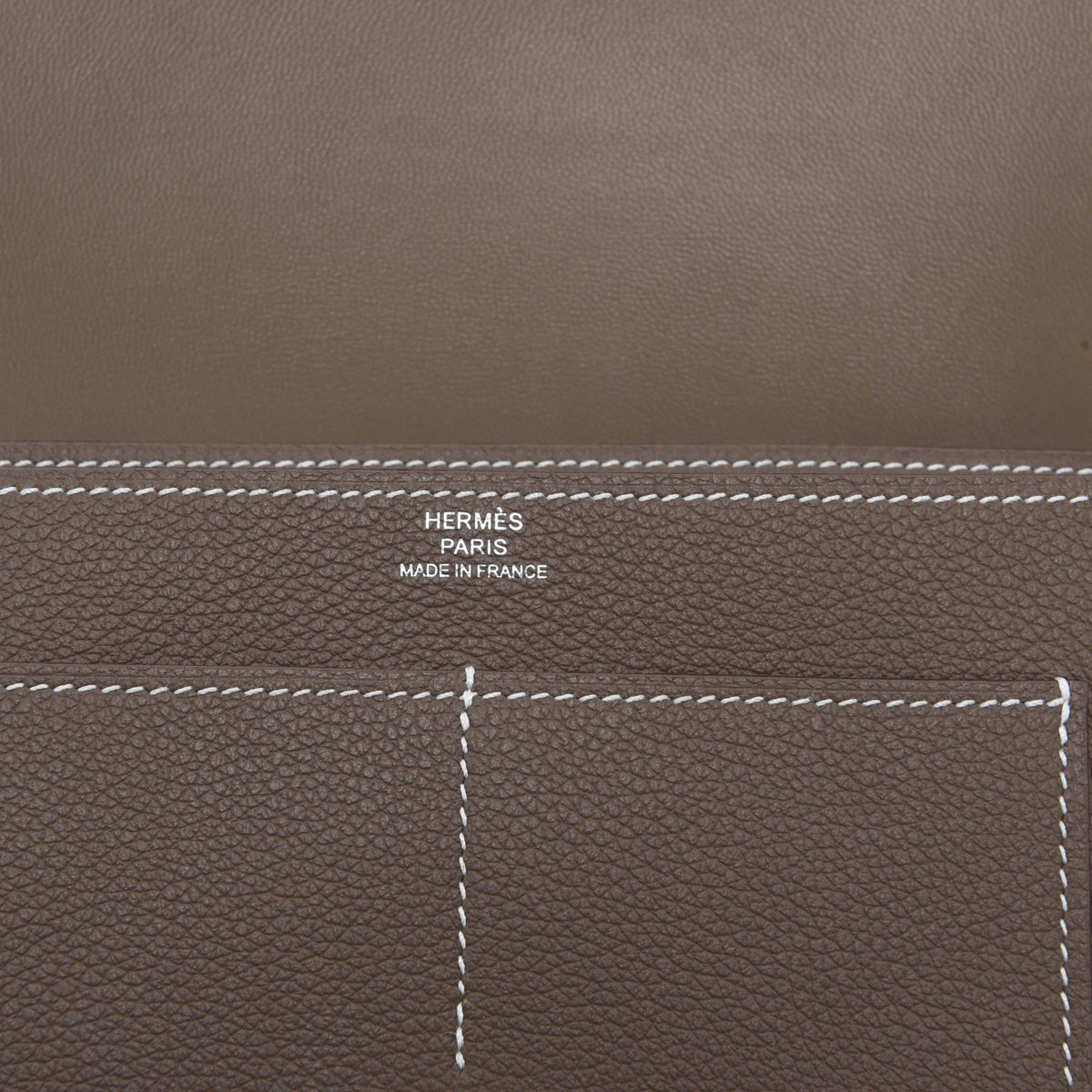 Hermes Etoupe Togo Dogon Duo Wallet