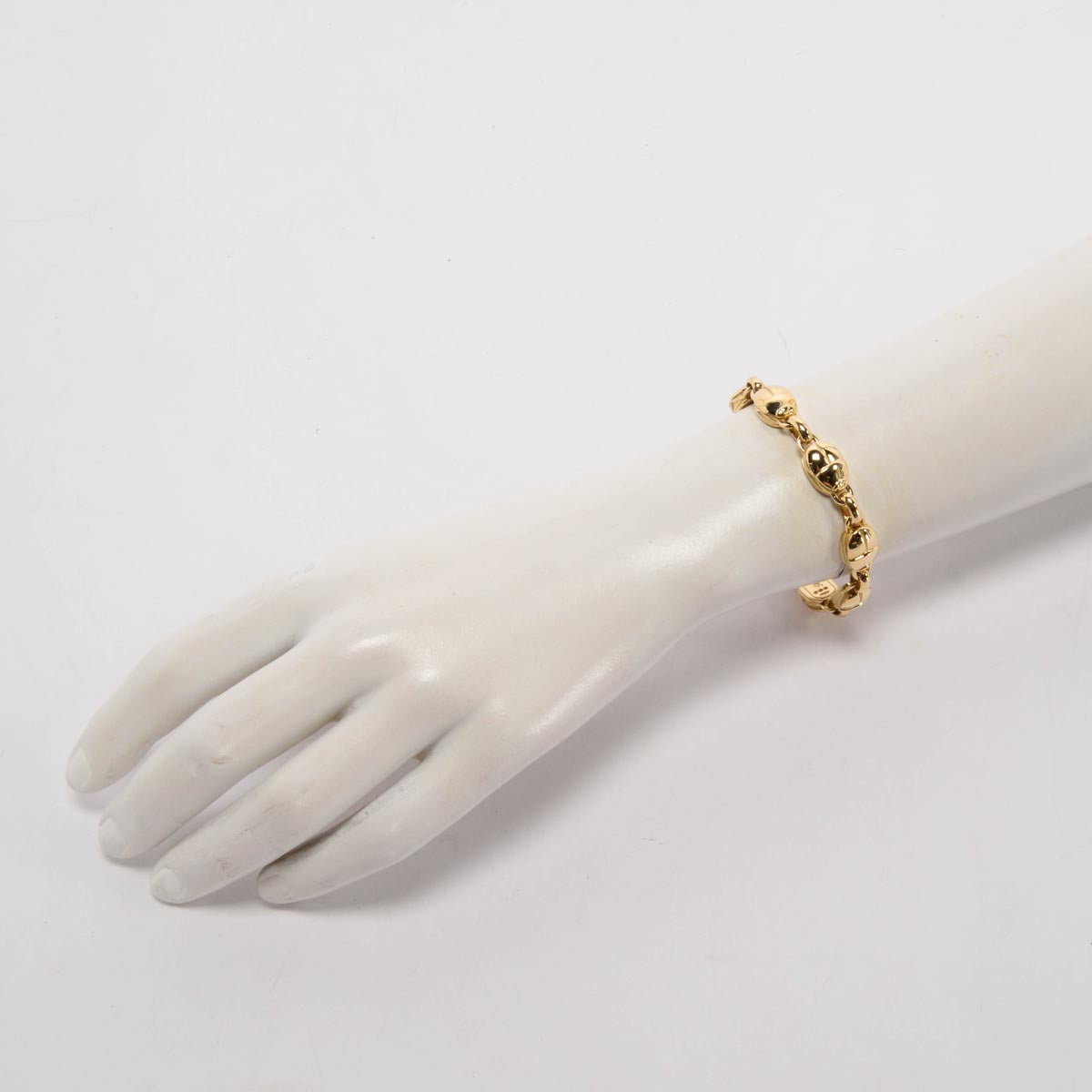 Robert Clerc 18k Gold Classic Egyptian Scarab Bracelet