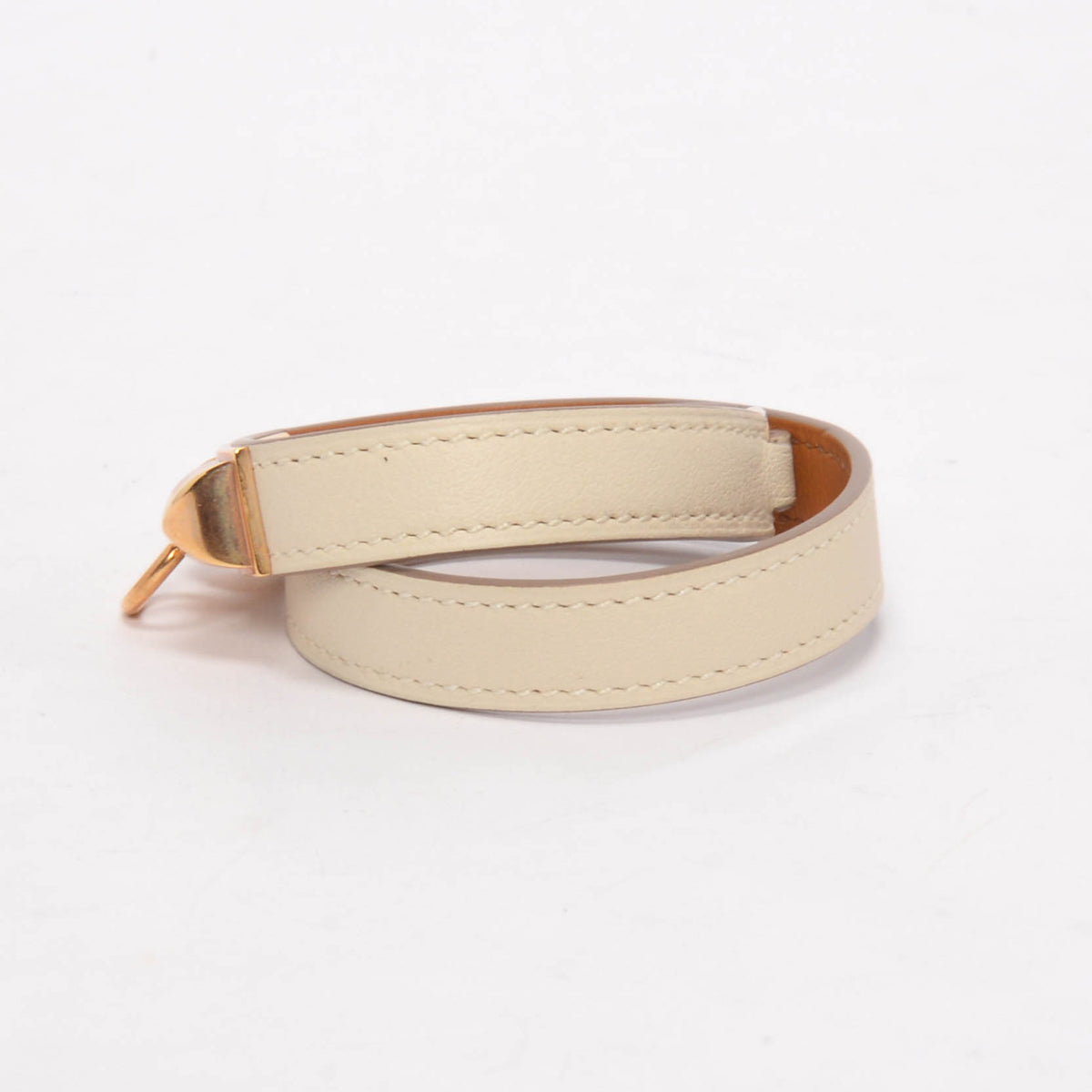 Hermes Craie Swift Rivale Double Tour Bracelet RGHW