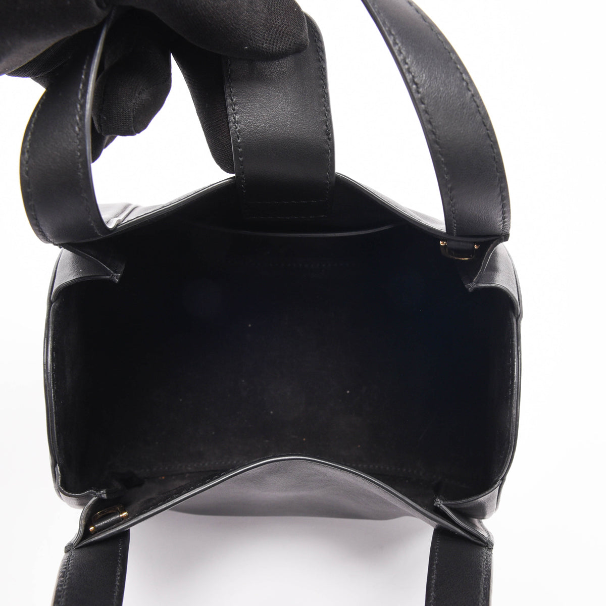Lanvin Black Smooth Calfskin Mini Tote