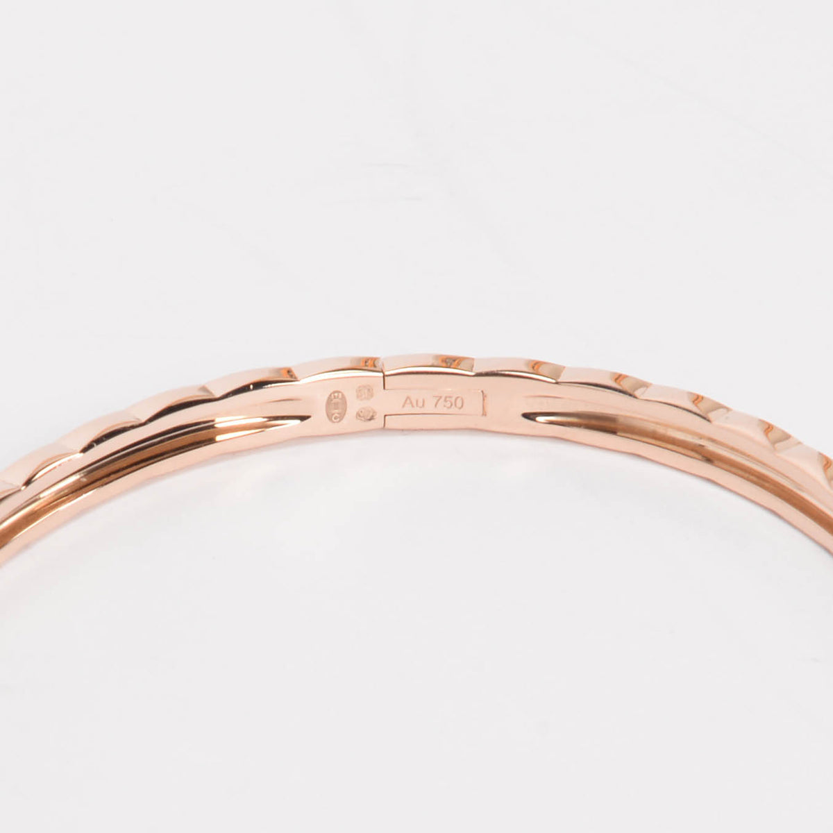 Chanel 18k Rose Gold Coco Crush Mini Bracelet