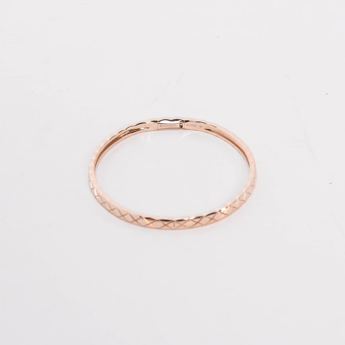 Chanel 18k Rose Gold Coco Crush Mini Bracelet