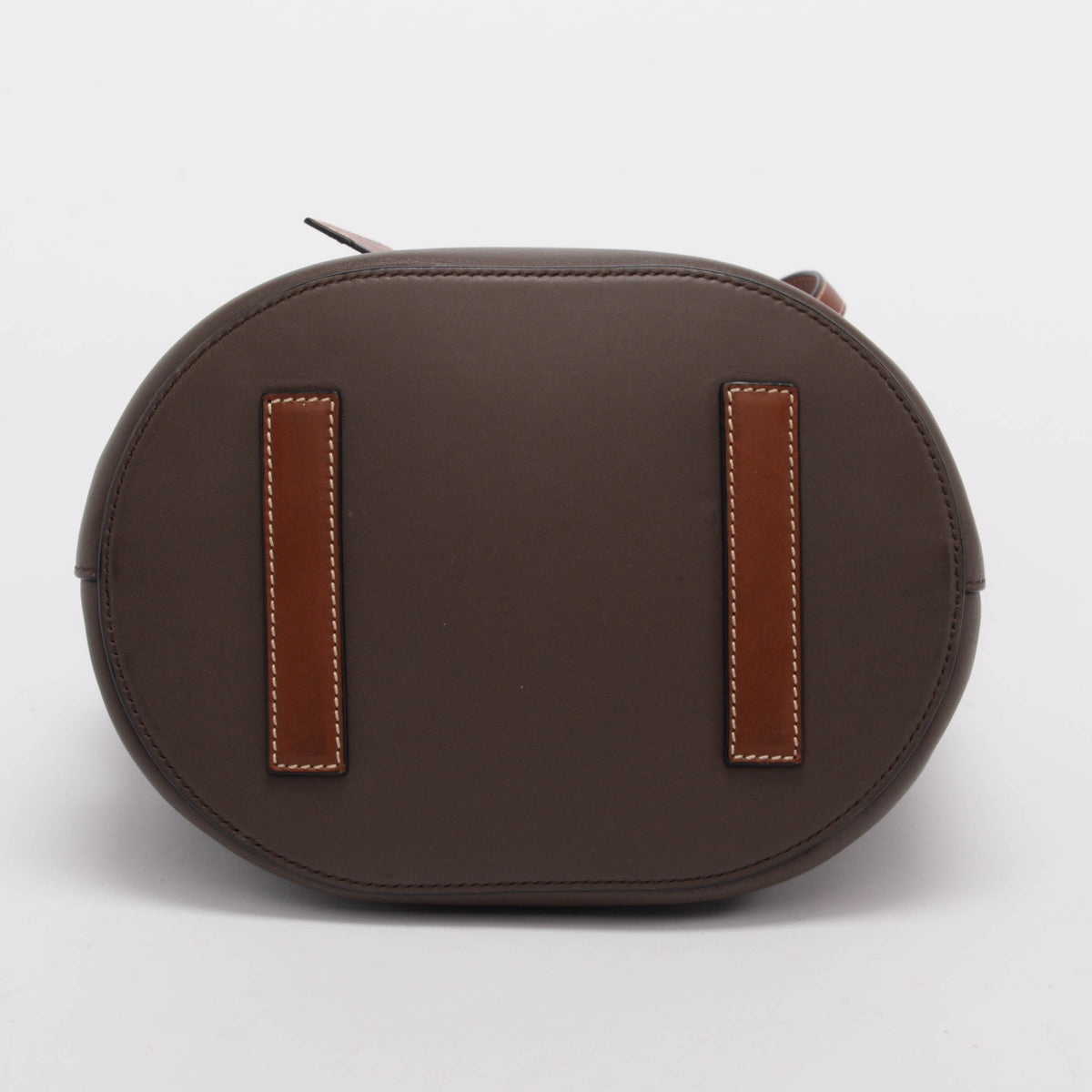 Loewe Brown Calfskin Lazo Bucket Bag