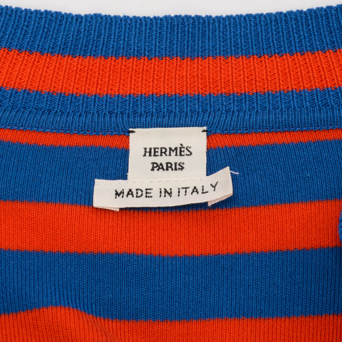 Hermes Twillaine Tatersales en Zigzag Cardigan FR 36