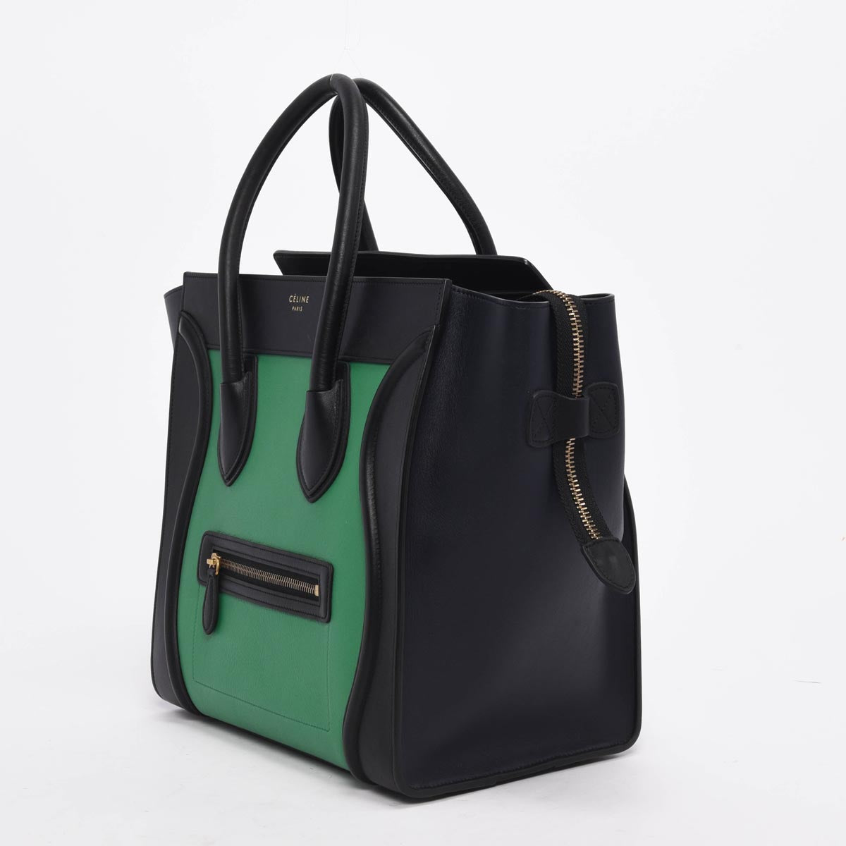Celine Bi-Colour Palmelato Calfskin Mini Luggage Tote