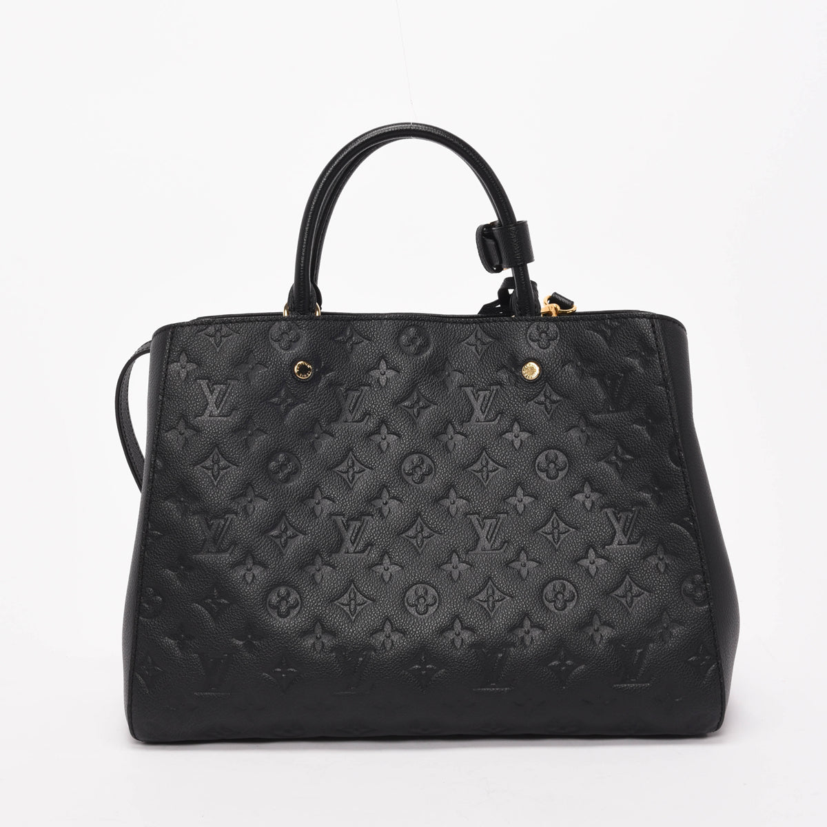 Louis Vuitton Black Monogram Empreinte Montaigne GM