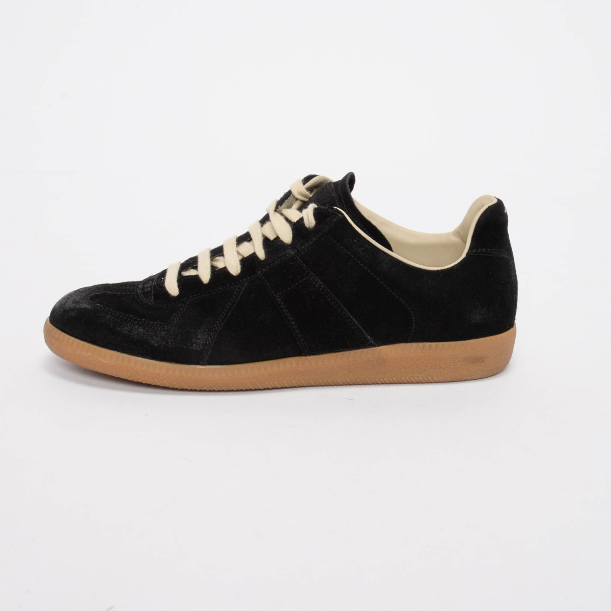 Maison Margiela Black Suede Replica Sneakers 38.5