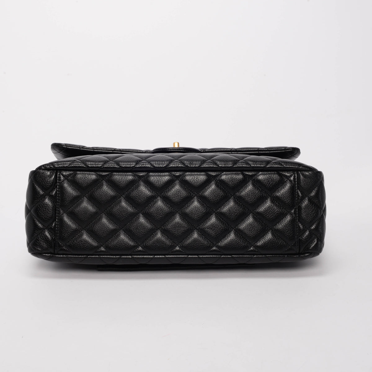 Chanel Black Quilted Caviar Small XXL Travel Flap Bag