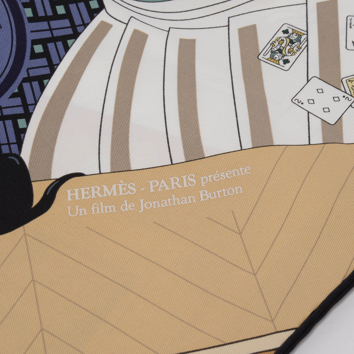 Hermes Camel Silk Mystere au 24 Faubourg Scarf