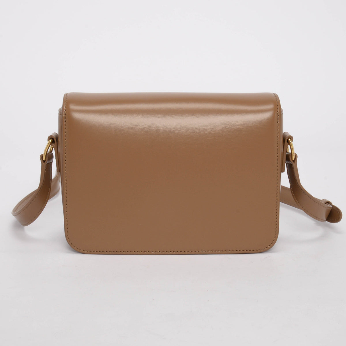 Celine Bronze Calfskin Teen Triomphe Bag