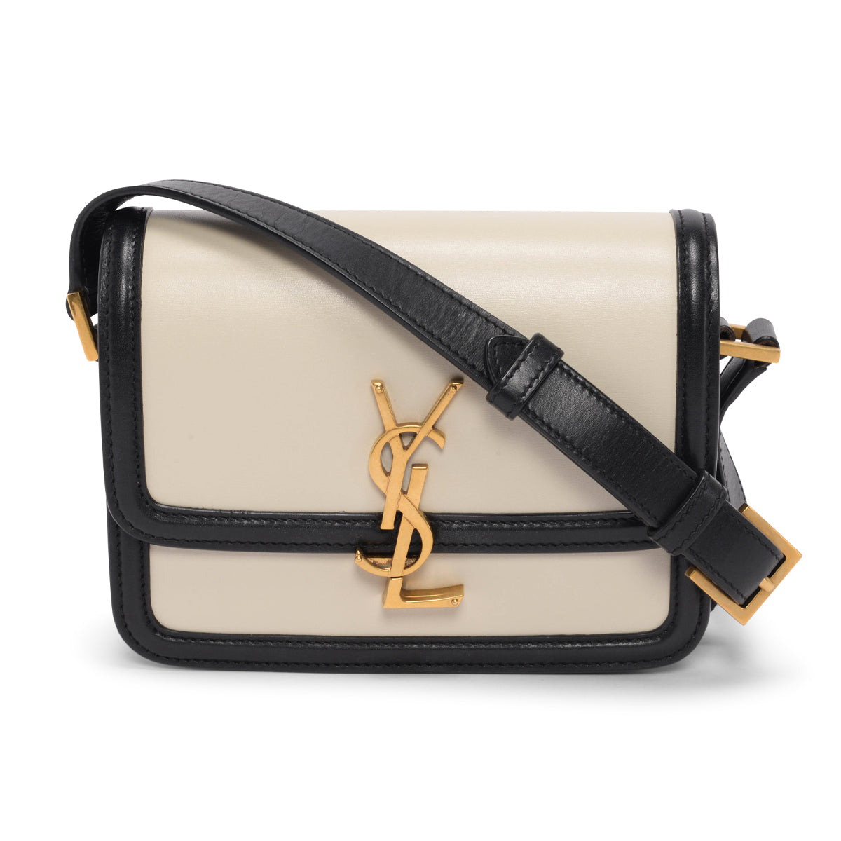 Saint Laurent Bi-Colour Ultracalf Small Solferino Bag