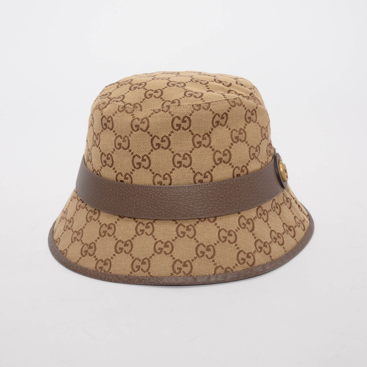 Gucci Beige GG Canvas Bucket Hat