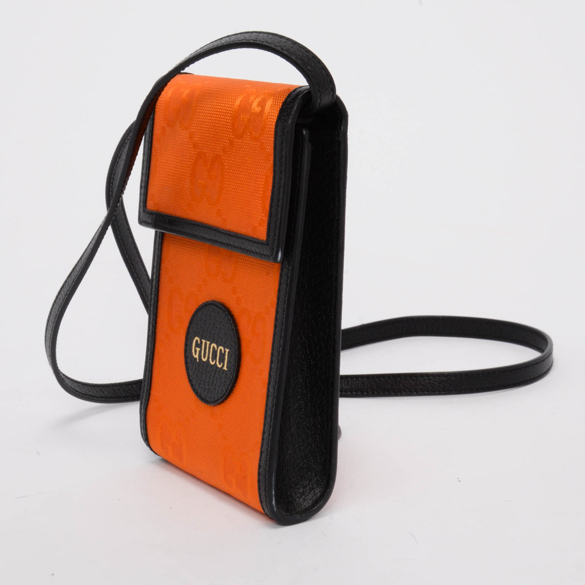 Gucci Orange GG Nylon Off the Grid Mini Cross Body Bag